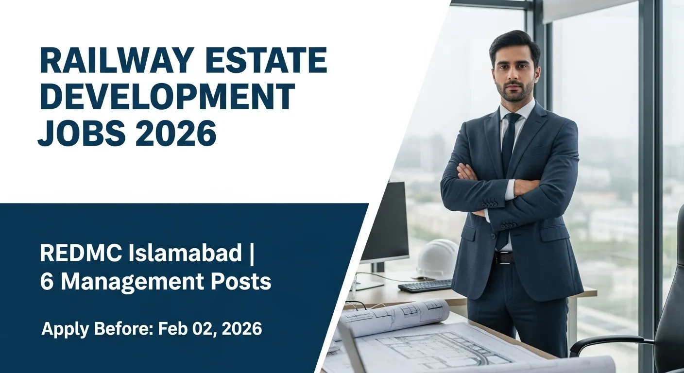 Railway Estate Development Company Jobs 2026 - REDMC Hiring in Islamabad