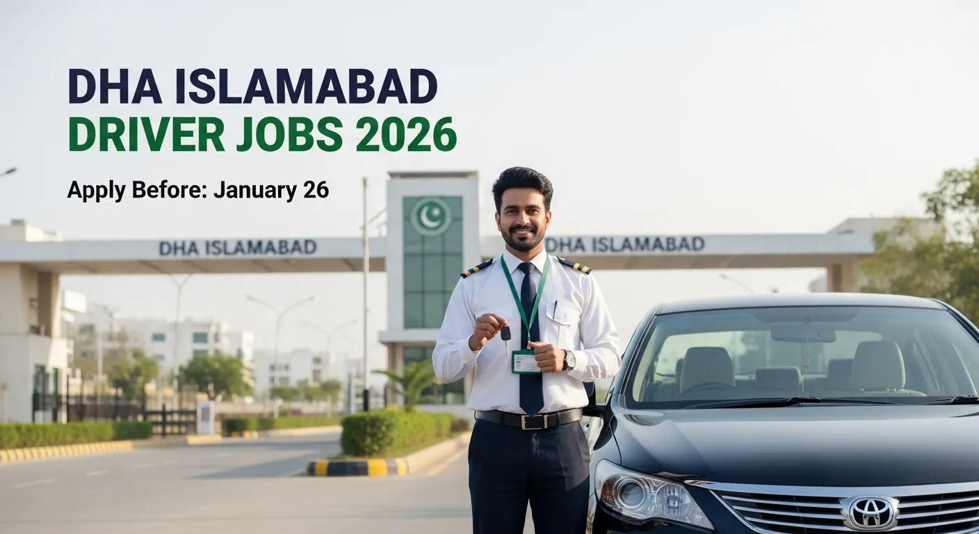 DHA Islamabad Driver Jobs 2026 - Apply Before January 26