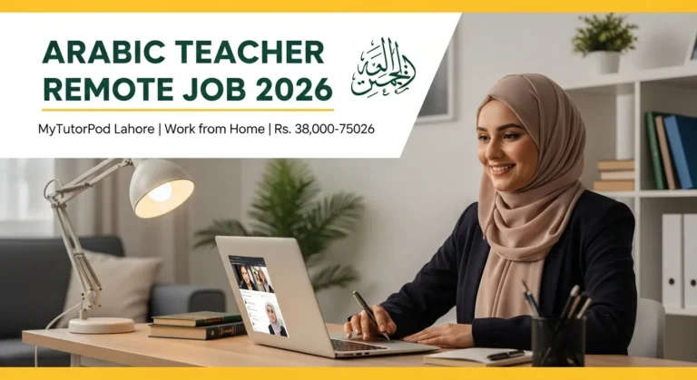 Female Tutor for Arabic Language and Grammar (Remote Job) (Work from Home) MYTUTORPOD 3.3 3.3 out of 5 stars Lahore Rs 38,000 - Rs 75,000 a month &nbsp; Job details Pay Rs 38,000 - Rs 75,000 a month Job type Part-time Contract Fresher Full-time &nbsp; Location Lahore &nbsp; Full job description Job Title: Arabic Language Teacher (Full-time/Part-time, Remote) Location: Remote (Work from Home) We are seeking a passionate and dedicated Arabic Language Teacher to join our team. If you’re an Arabic teacher with strong understanding of Arabic grammar and experience teaching students of all ages and levels, we want to hear from you! Key Responsibilities: Teach Arabic grammar, speaking, listening, reading, and writing to students. Create and evaluate student assessments, maintaining up-to-date records. Foster engaging discussions, reading comprehension, and linguistic analysis. Plan lessons and manage student progress with a focus on student engagement and satisfaction. Requirements: Fluent in English. Minimum of 2 years of teaching experience (Freshers are welcome to apply). Bachelor’s degree (preferred). Strong knowledge of Arabic language and grammar. Ability to use technology effectively in the classroom. Flexible availability for 4+ hours per day, 6 days a week (work hours between 10:00 PM to 06:00 AM). Reliable internet connection and working laptop. Certification in Arabic language (preferred). Prior teaching experience (preferred). Fluency in Arabic is a plus. Perks: Competitive hourly pay of Rs. 400. Flexible remote work setup. Monthly performance reviews based on punctuality, engagement, and teaching quality. Self-training resources provided to support your professional growth. Job Types: Full-time, Part-time, Freelance Salary: Rs. 30,000 – Rs. 70,000 per month Working Days: 6 days per week (1 day off) To apply, please send your resume and answers to the following questions: Do you have a reliable internet connection and working laptop? Do you have experience in freelancing? Do you hold a certification in Arabic Language or Teaching? Contact: Email: sumbal@mytutorpod.com WhatsApp: +923127775196 Join us in shaping the future of education! Job Types: Full-time, Part-time, Contract, Fresher Contract length: 12 months Pay: Rs38,000.00 - Rs75,000.00 per month Education: Bachelor's (Preferred) Experience: arabic language and grammar: 1 year (Preferred) Language: arabic fluently? (Preferred) English fluently? (Preferred) License/Certification: Arabic language and grammar certification (Preferred) Work Location: In person