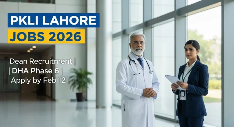 Kidney & Liver Institute Jobs 2026 - Lahore