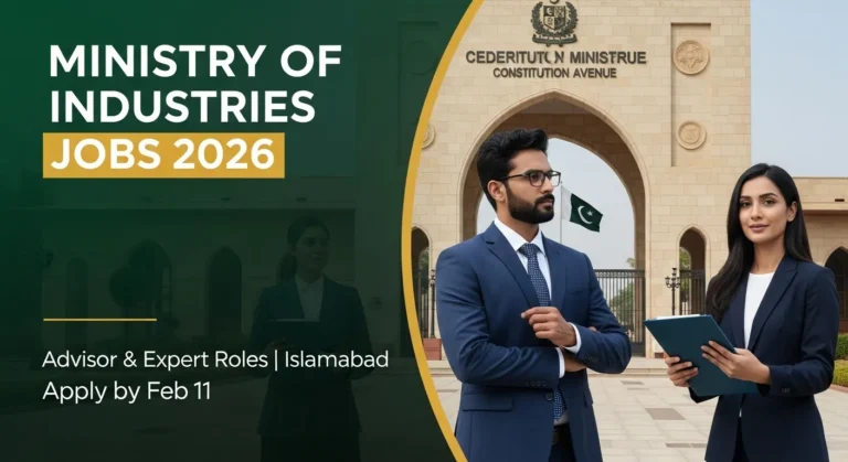 Ministry of Industries Islamabad Jobs 2026 - Management