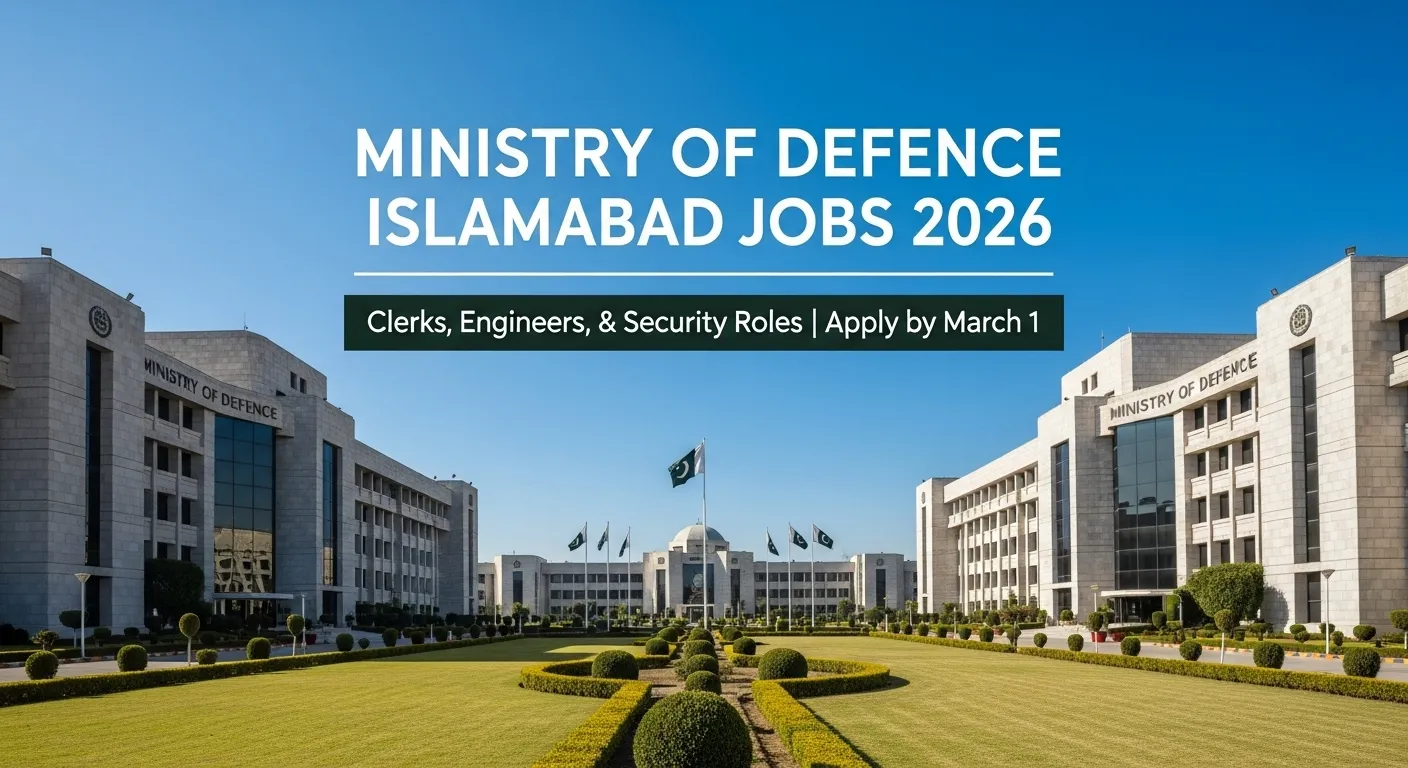 Ministry of Defence Islamabad Jobs 2026 - Apply Online