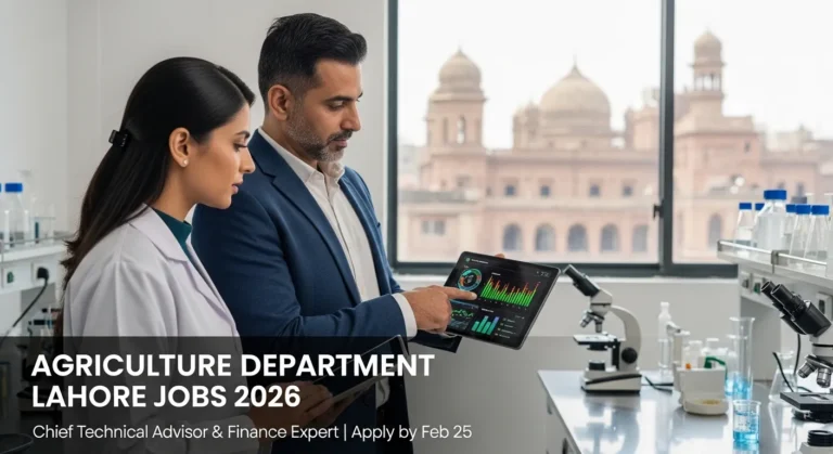 Agriculture Department Lahore Jobs 2026 - Apply Online