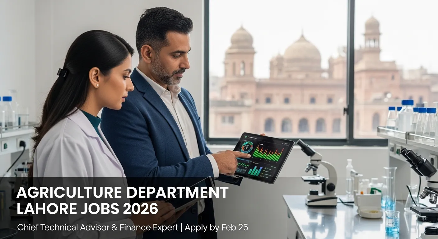 Agriculture Department Lahore Jobs 2026 - Apply Online