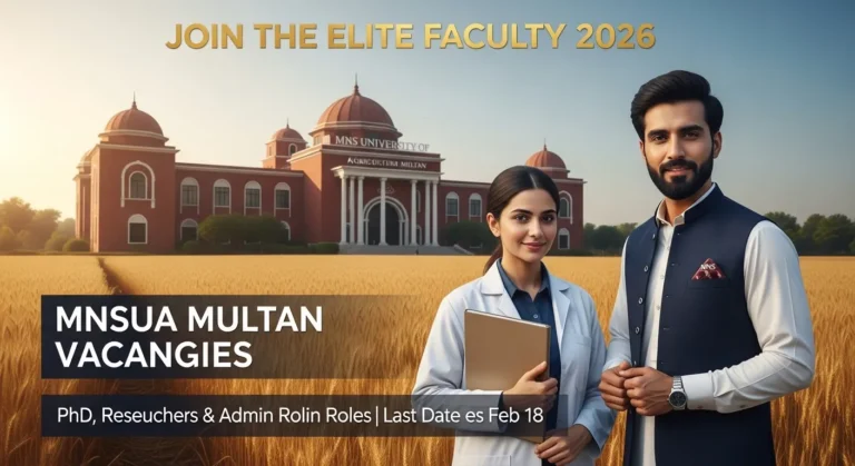 MNS University of Agriculture Multan Jobs 2026 - Apply Online